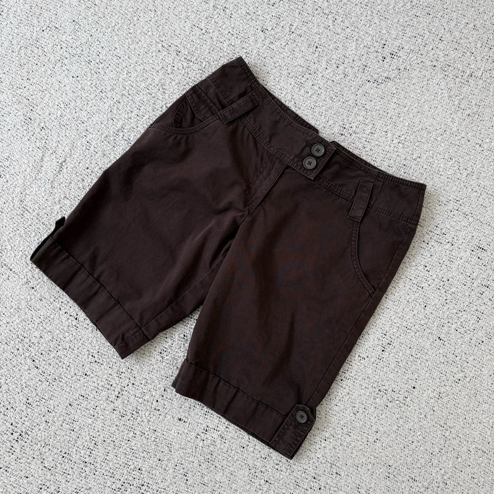 LOFT Dark Brown Shorts Size 4 P